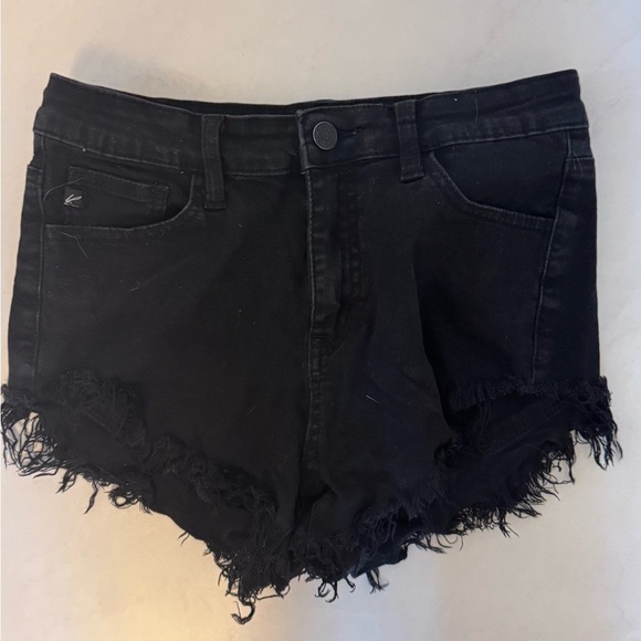 Kancan Women's Black Denim Shorts - Picture 2 of 5